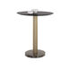 Monaco Gold / Grey Marble / Charcoal Grey Bar Table